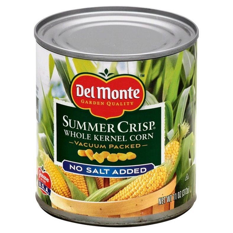 Del Monte No Salt Added Whole Kernel Golden Sweet Corn