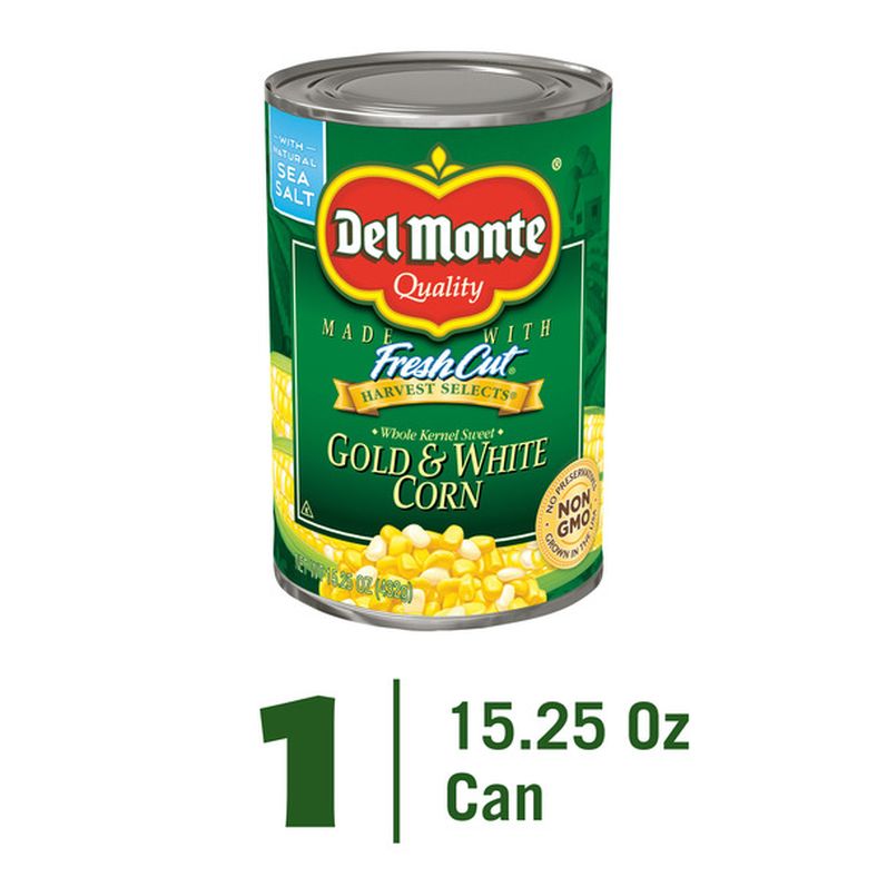 Del Monte Whole Kernel Sweet Gold & White Corn