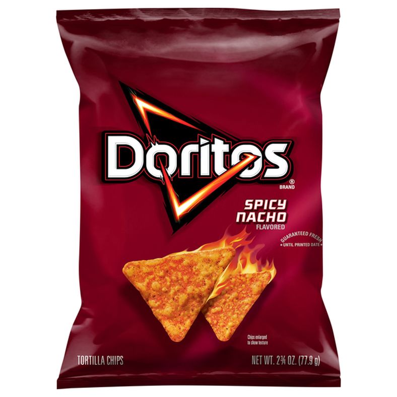 Doritos Flavored Tortilla Chips, Spicy Nacho