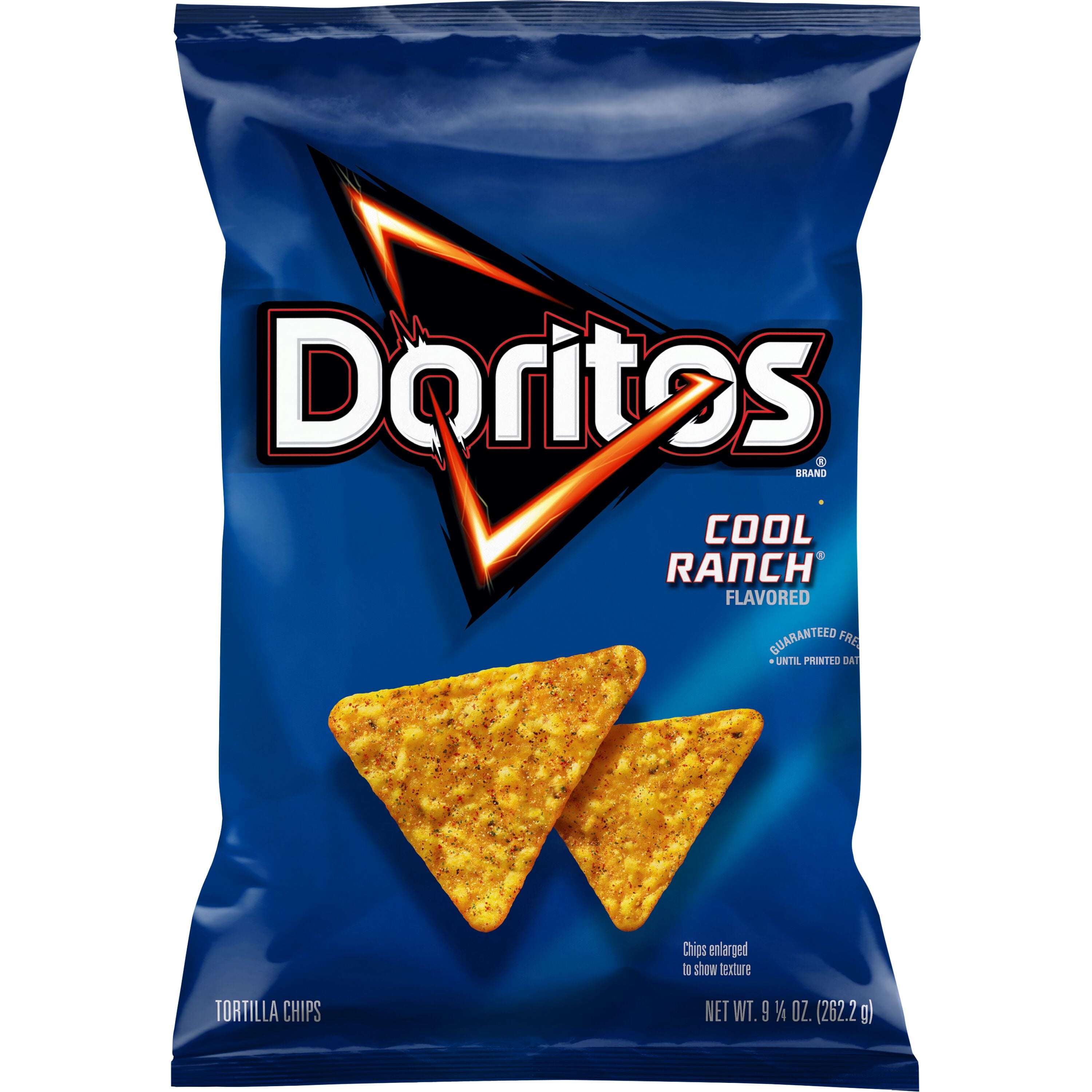 Doritos Tortilla Chips Cool Ranch Flavor Snack Chips, 9.25 oz Bag