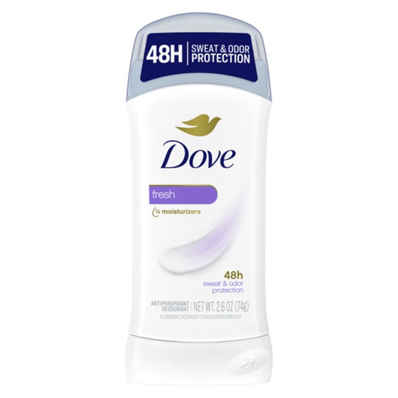 Dove Antiperspirant Deodorant Stick Fresh