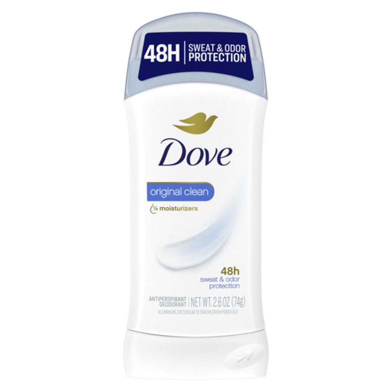 Dove Antiperspirant Deodorant Stick Original Clean