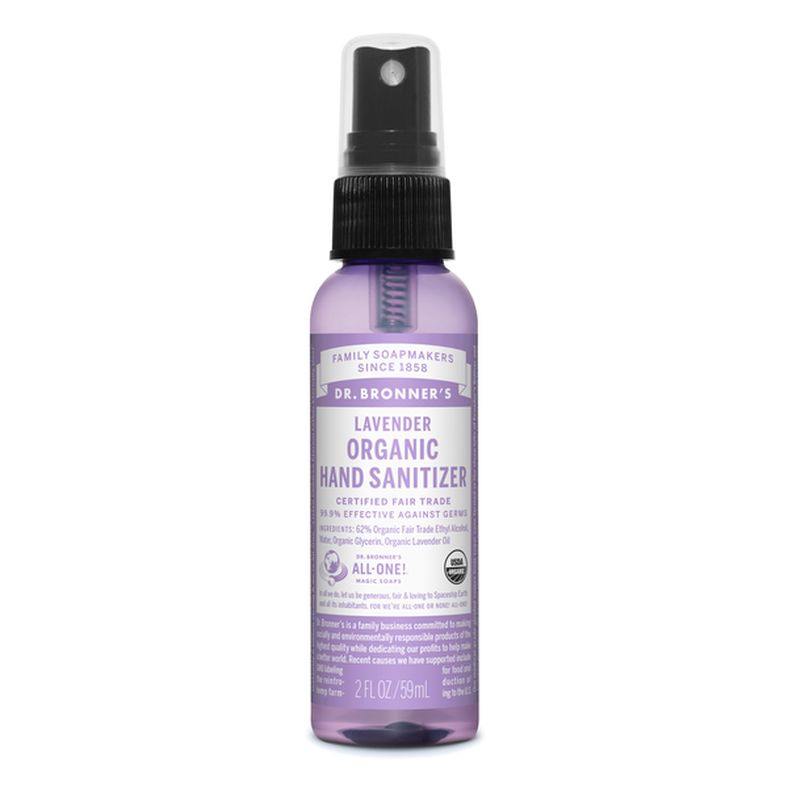 Dr. Bronner's Lavender, Organic Hand Sanitizer
