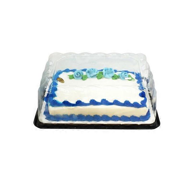 Dutch Maid Bakery Quarter Sheet Golden Decorated Cake