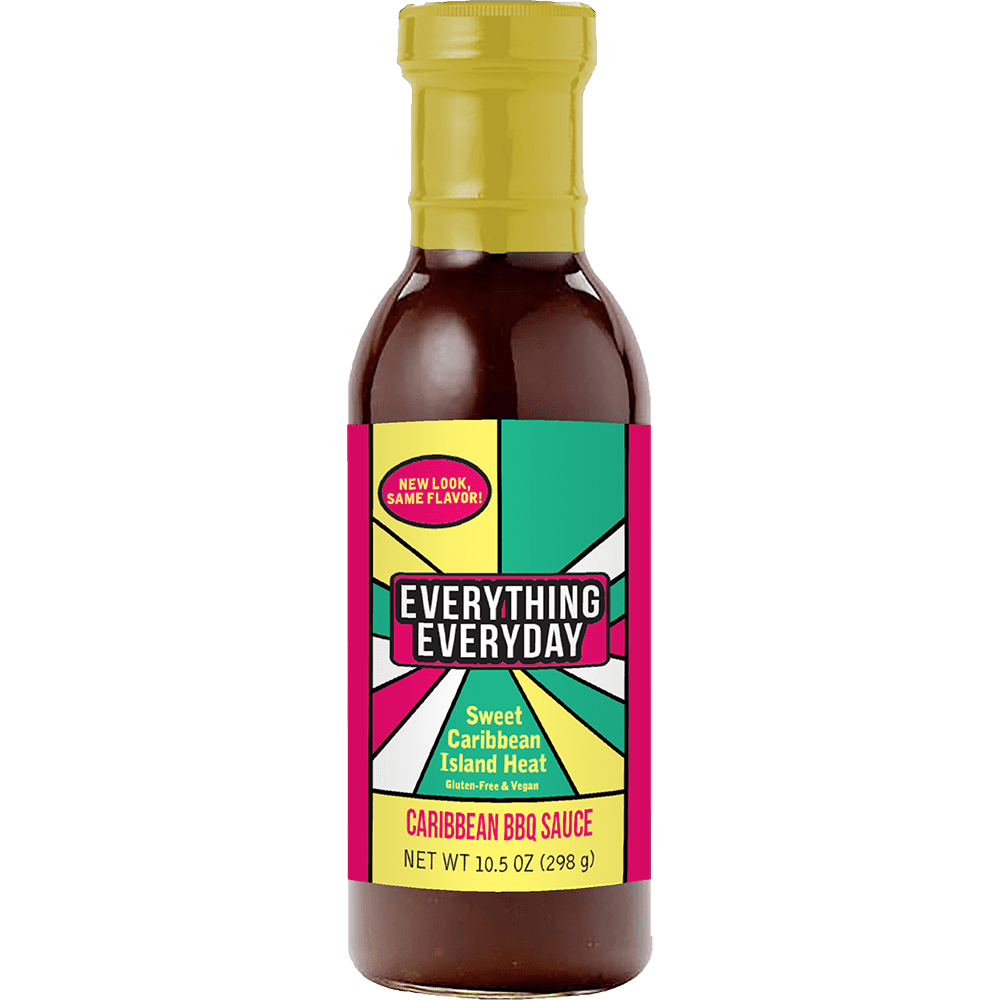 Everything Everyday Jerk Style Barbecue Sauce for Stir Fry, Cooking and Dipping, Shelf-Stable, Gluten-Free, Everything Everyday-Purpose, 10.5oz Bottle