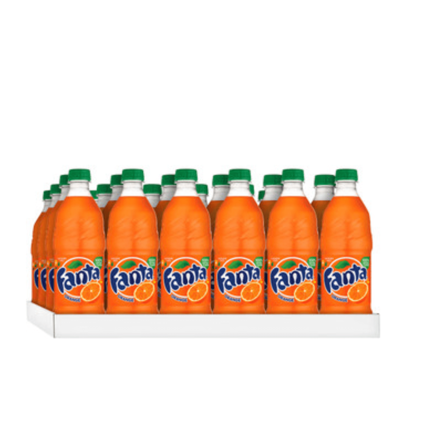 Fanta Orange Soda, 24 Pack (20 fl oz Bottles) | Naturally Flavored Soft Drink, Caffeine-Free Sparkling Beverage