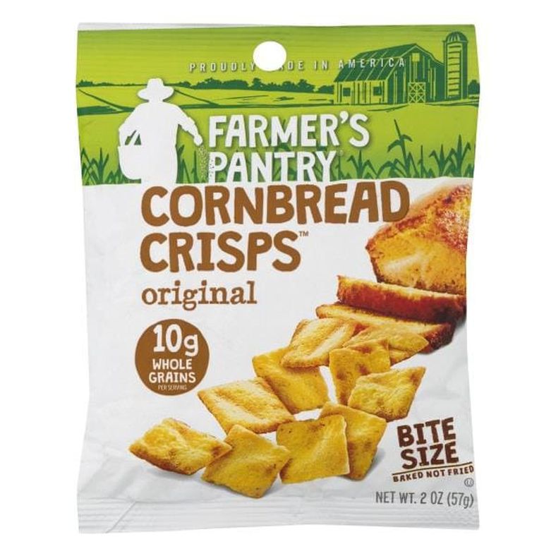 Farmer's Pantry Cornbread Crisps, Original, Bite Size