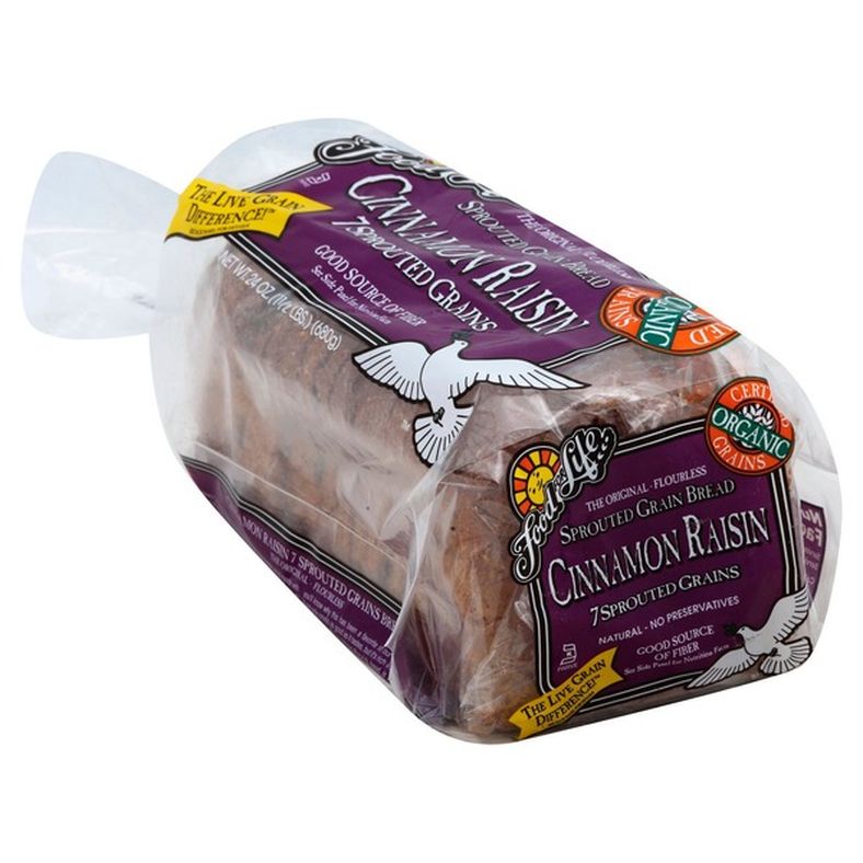 Food for Life Flourless Sprouted Grain Cinnamon Raisin Bread