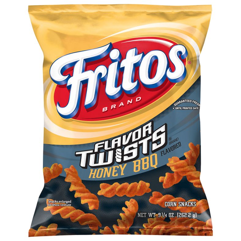 Fritos Flavor Twists Corn Snacks, Honey BBQ Flavored