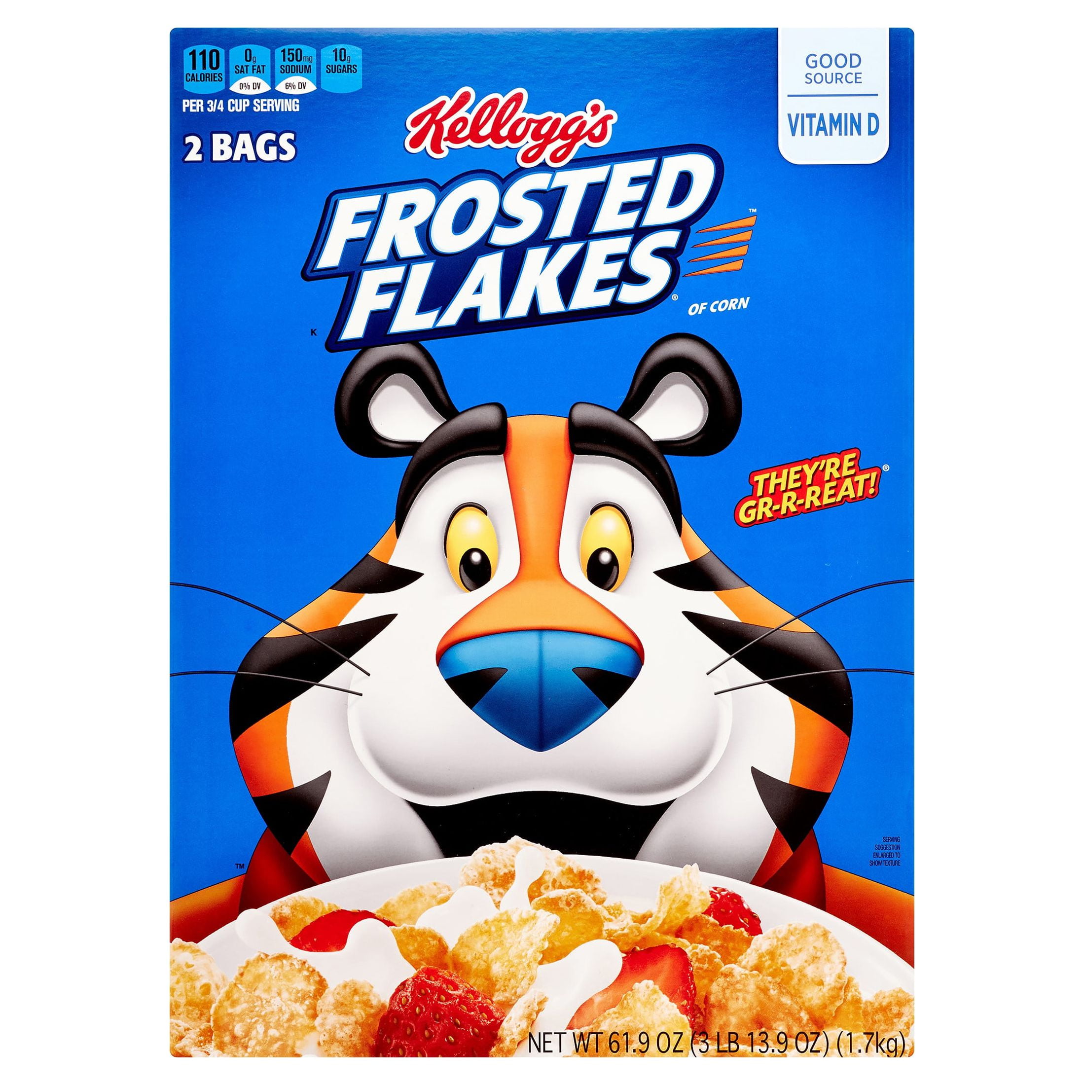 Frosted Flakes Cereal, Original, 31 Oz, 2 Ct