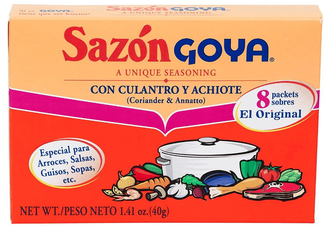Goya Foods Sazon Seasoning with Coriander & Annatto, 1.41 Ounce (Pack of 36)