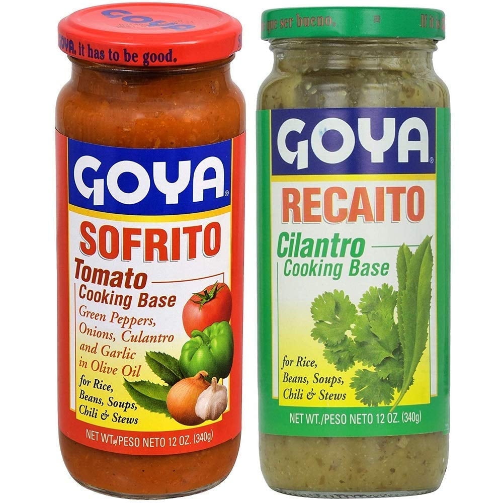 Goya Recaito & Sofrito Cooking Base, 2 - 12 oz Jars