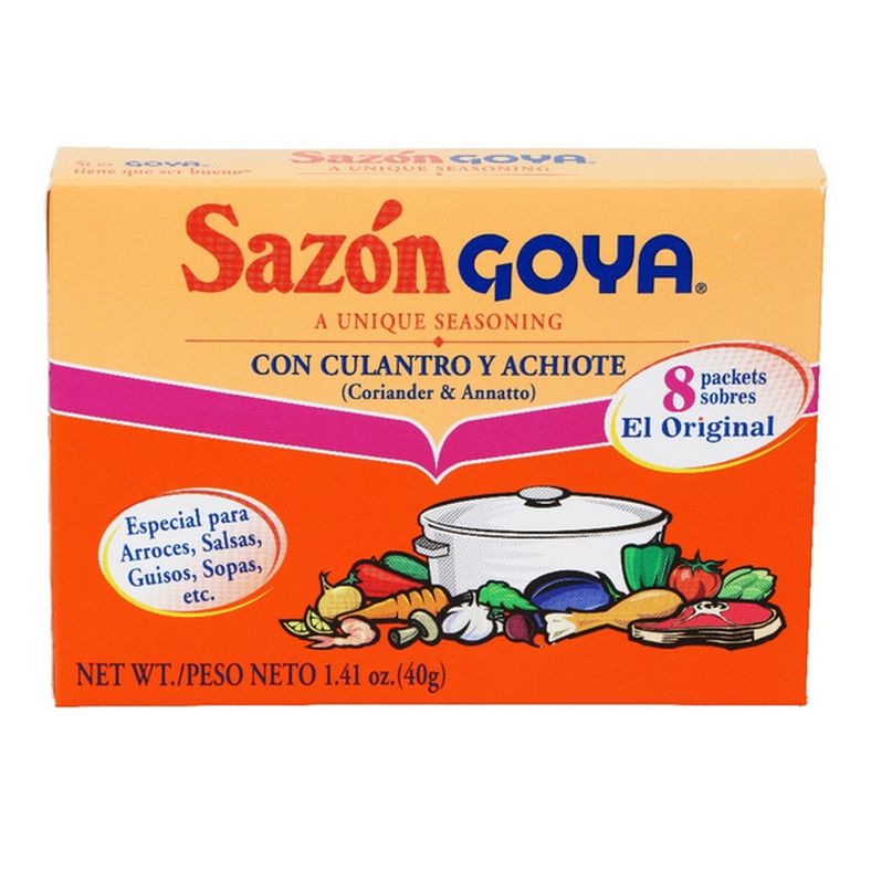 Goya Sazón Seasoning, with Coriander & Annatto