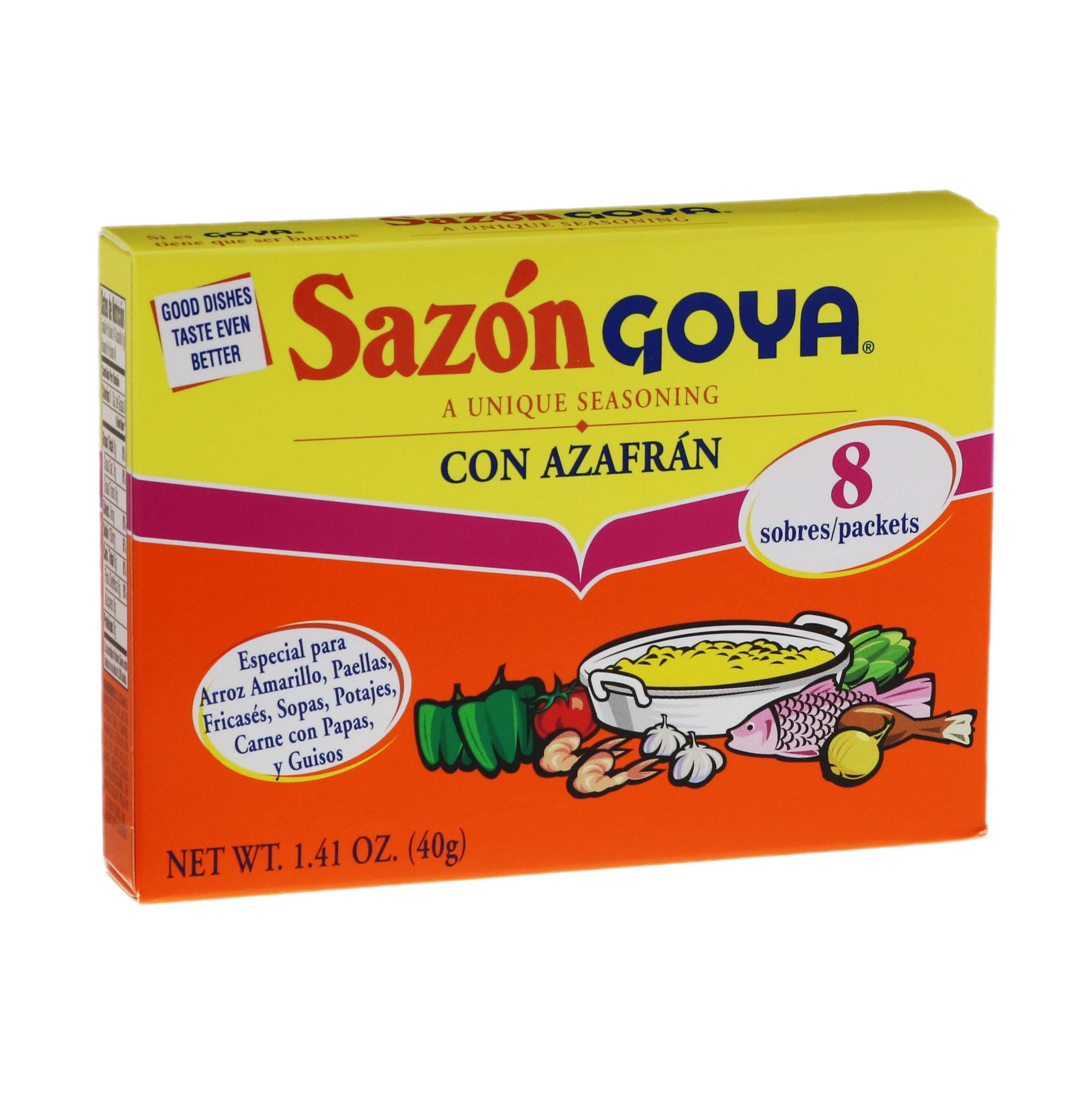 Goya Sazon Azafran Seasoning - 1.41 oz