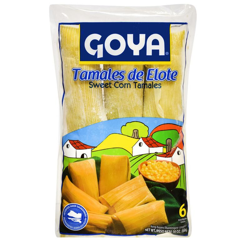 Goya Sweet Corn Tamales, Frozen