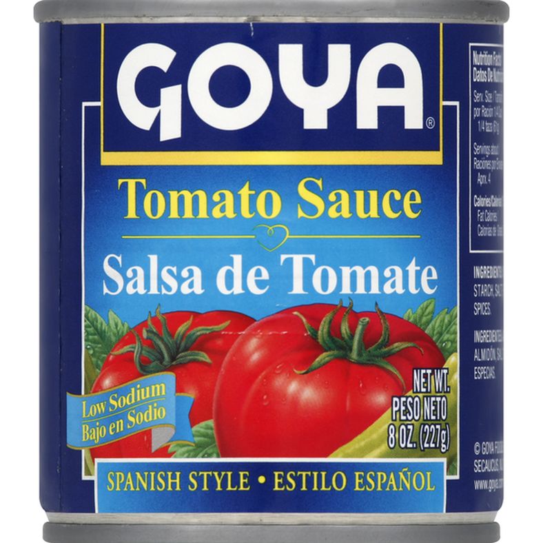 Goya Tomato Sauce, Spanish Style, Low Sodium