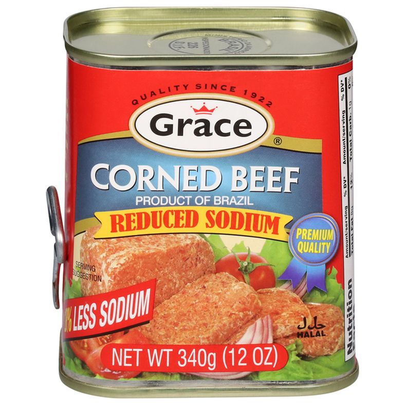 Grace Corned Beef, Reduced Sodium