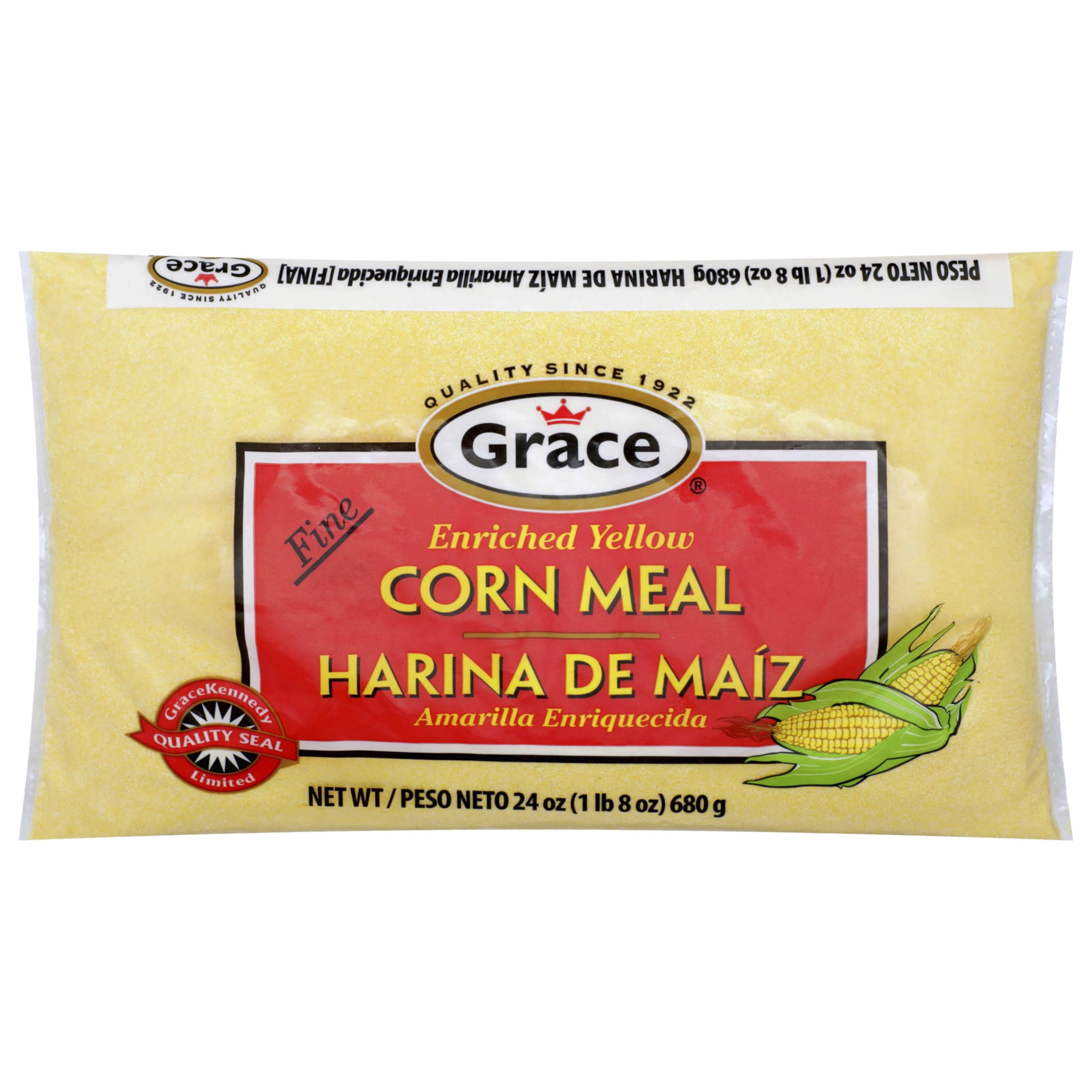Grace Enriched Fine Corn GGA1 Meal 24oz - Harina de Maiz
