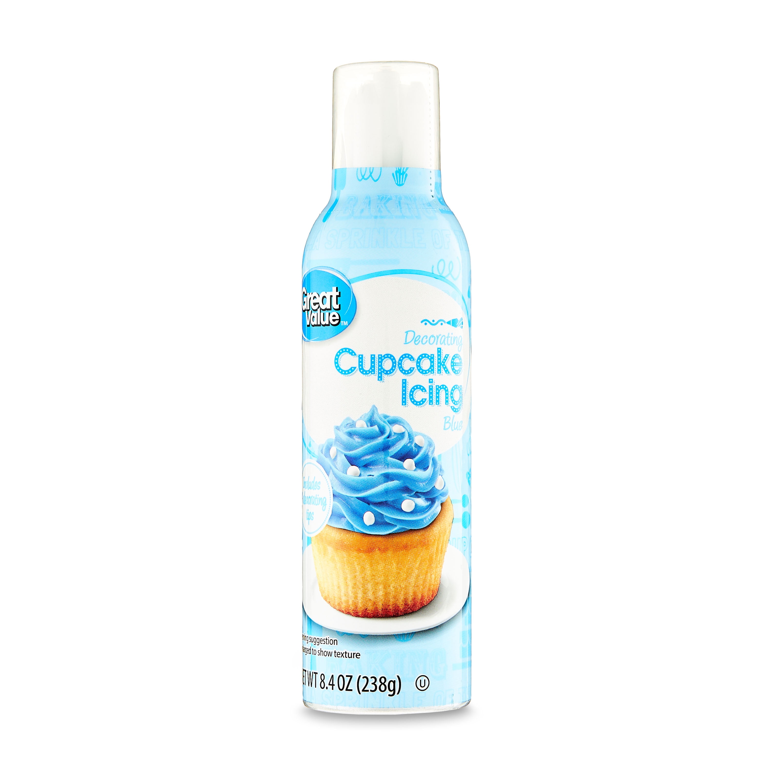 Great Value Blue Decorating Cupcake Icing, 6.4 oz