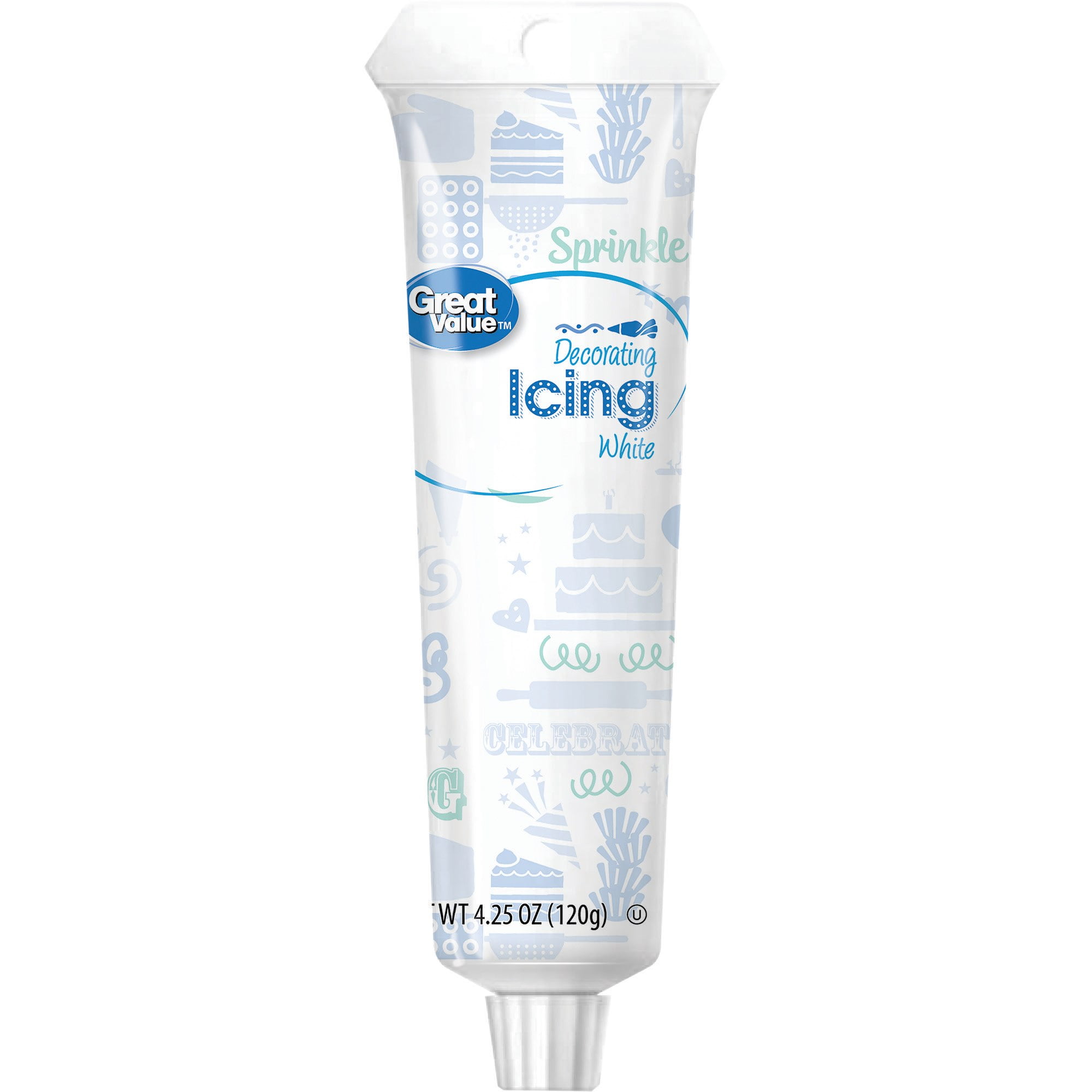 Great Value White Decorating Icing, 4.25 oz