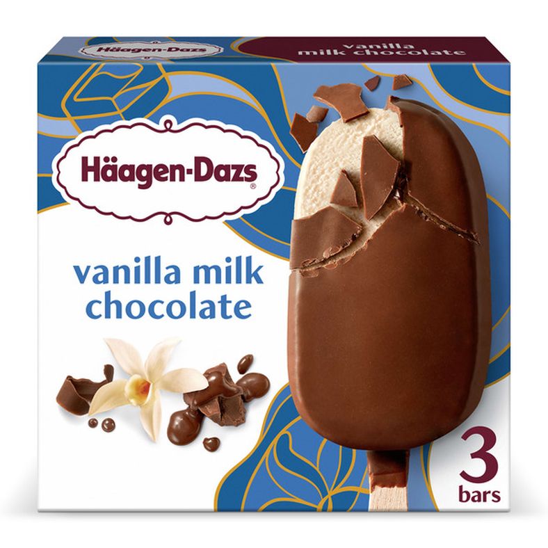 Haagen-Dazs Vanilla Chocolate Ice Cream Bars