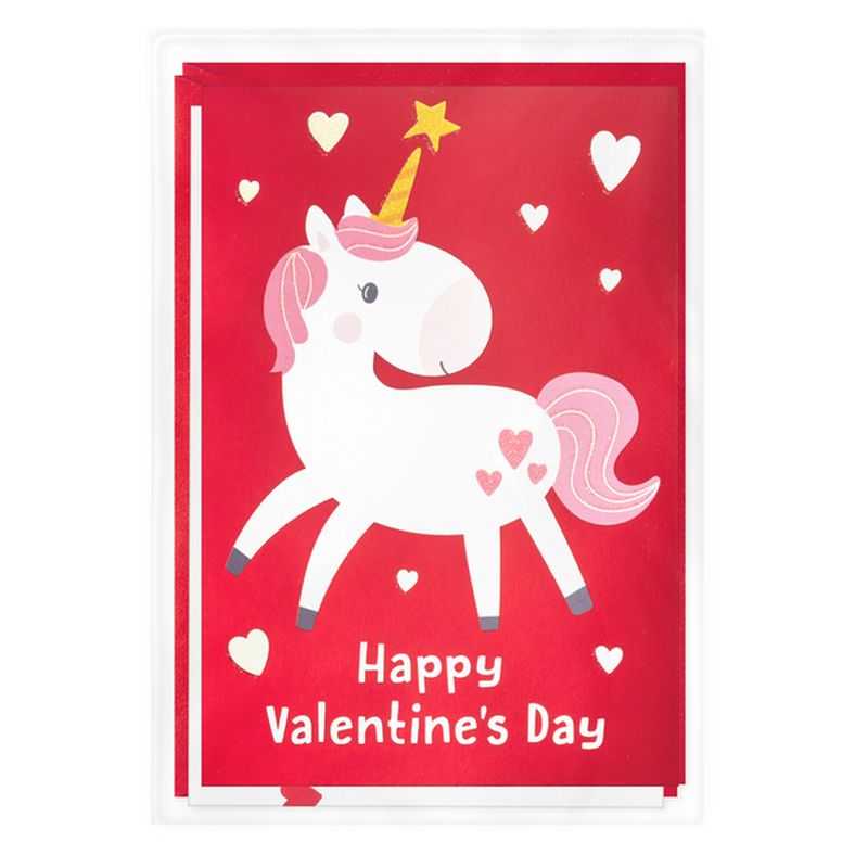 Hallmark Valentines Day Cards Assortment for Kids, Unicorn and Sloth (6 Cards) #16