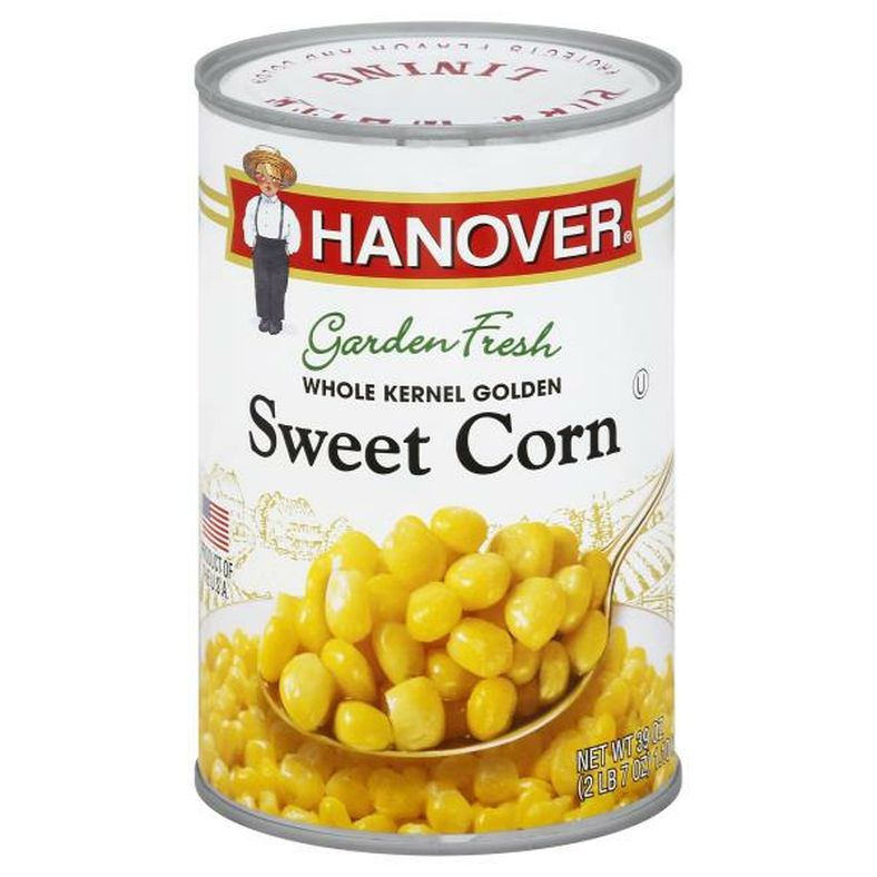 Hanover Corn, Sweet, Whole Kernel Golden
