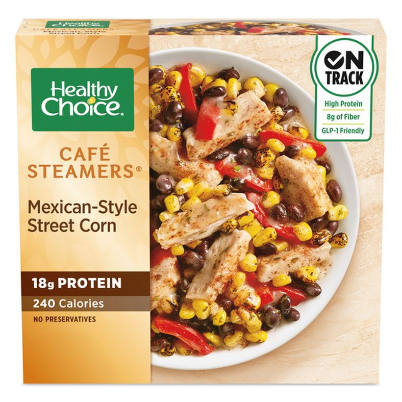 Healthy Choice Café Steamers Mexican-Style Street Corn, Frozen Meal