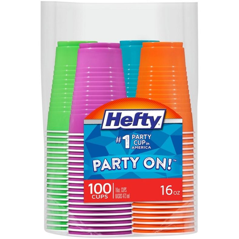 Hefty Assorted Colors Cups