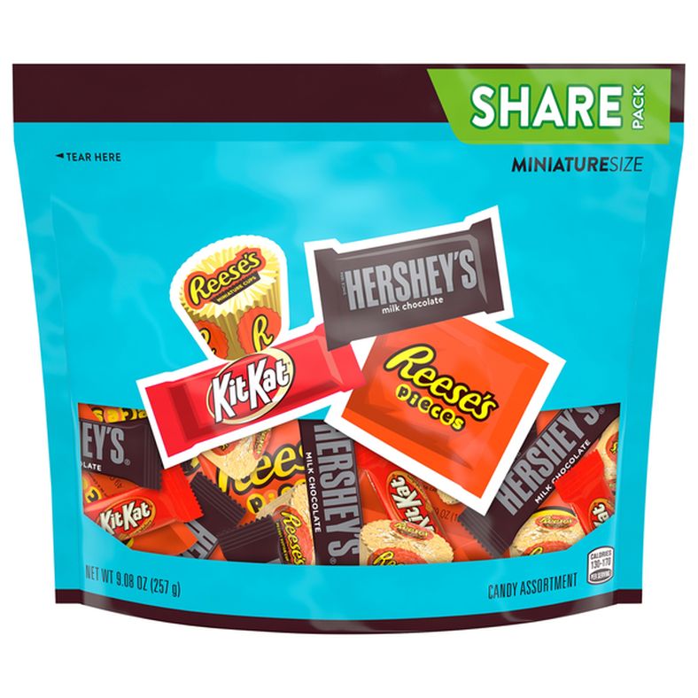 Hershey's Miniature Size Candy Assortment Share Pack