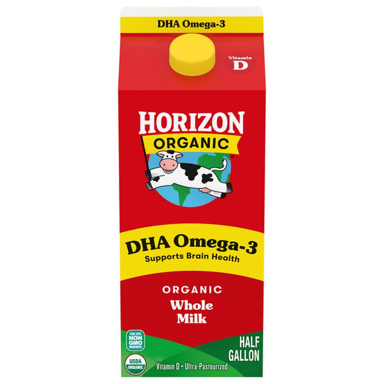 Horizon Organic DHA Omega-3 Vitamin D Organic Whole Milk