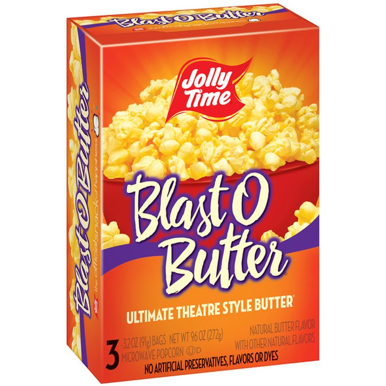 JOLLY TIME Blast O Butter Microwave Popcorn