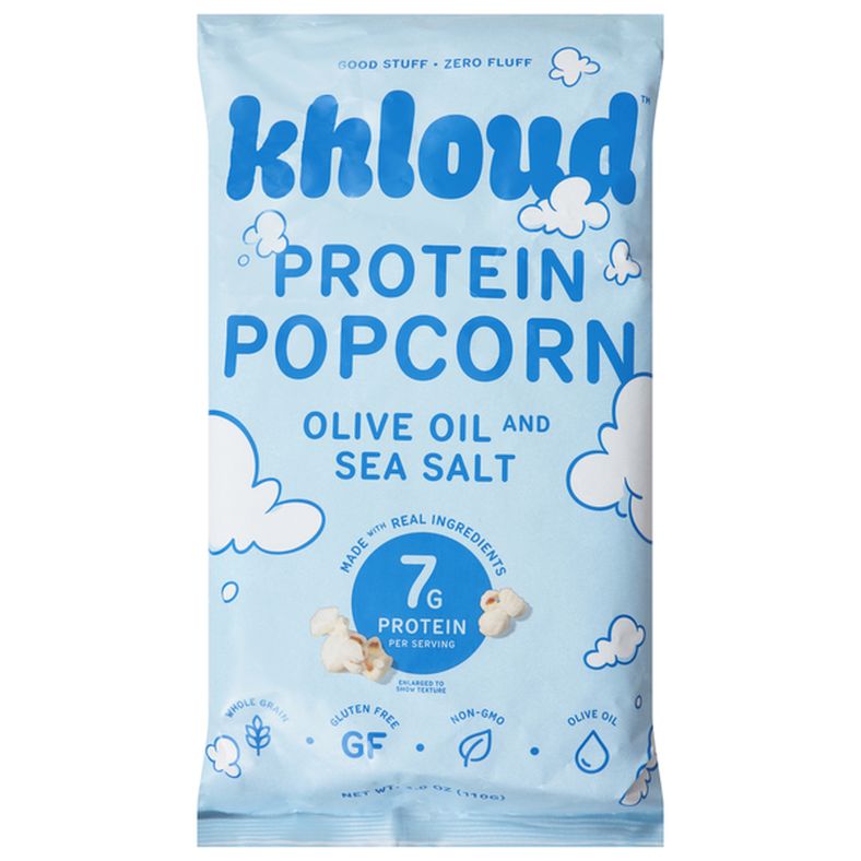 Khloud Protein Olive Oil and Sea Salt Popcorn