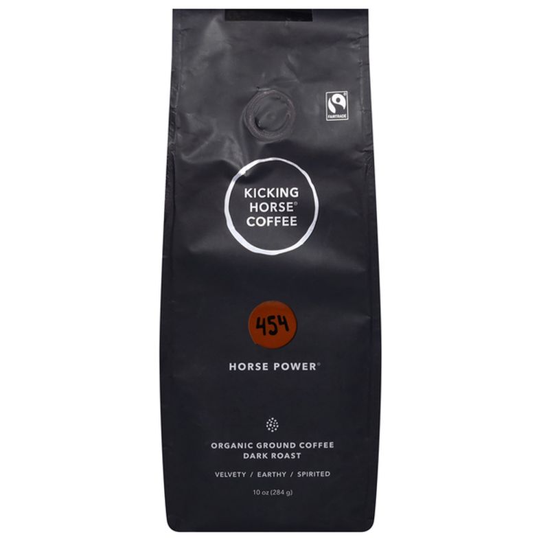 Kicking Horse Coffee Coffee, Organic, Ground, Dark Roast, Horse Power