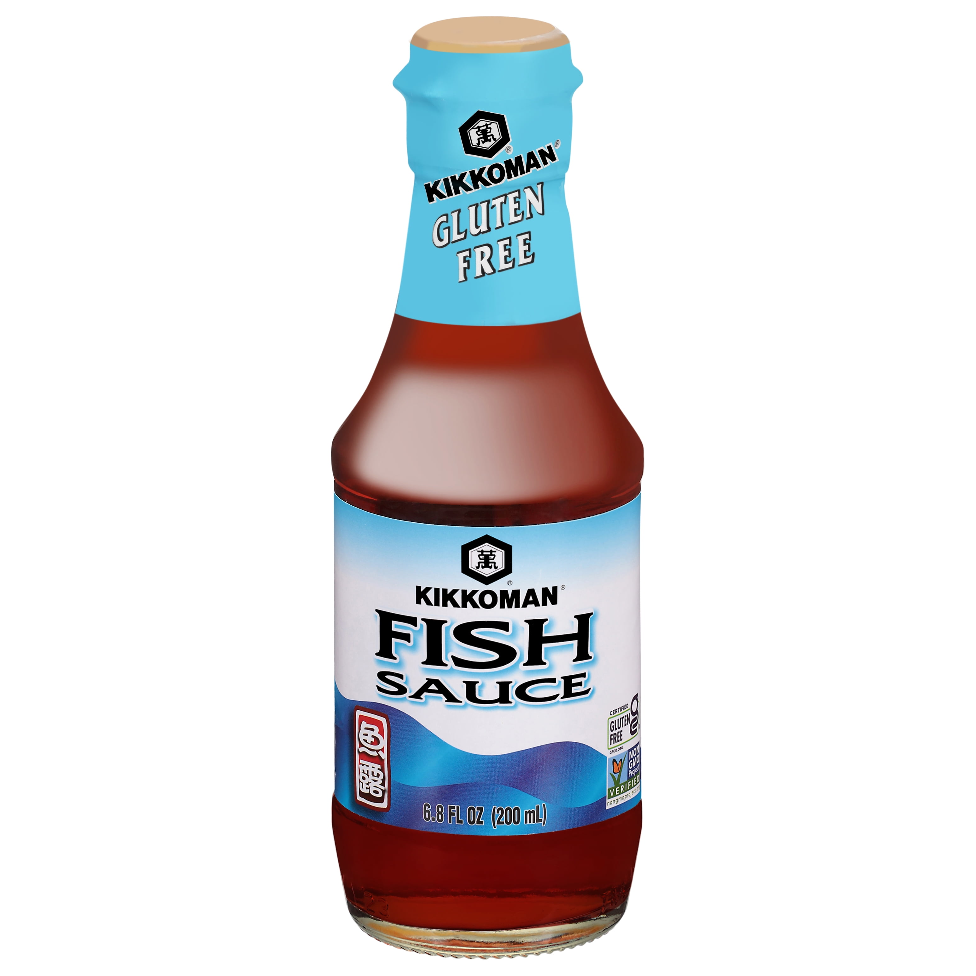 Kikkoman Gluten Free Fish Sauce, 6.8 oz, Shelf Stable, Glass Bottle