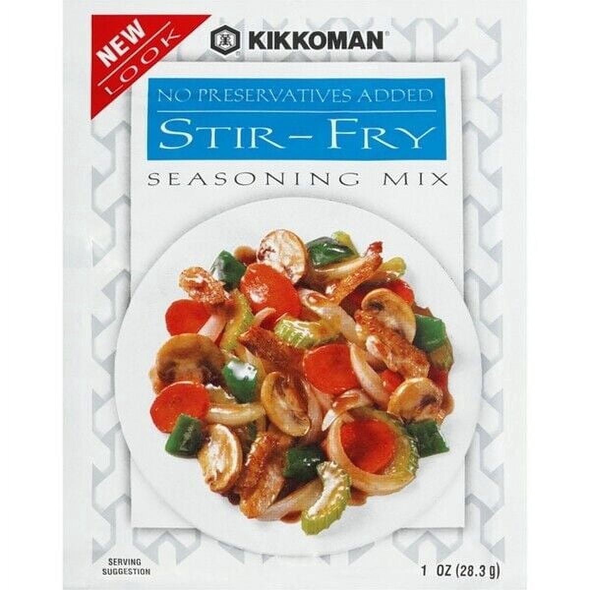 Kikkoman Stir-Fry Seasoning Mix Pack of 6 Savory Asian Sauce Blend