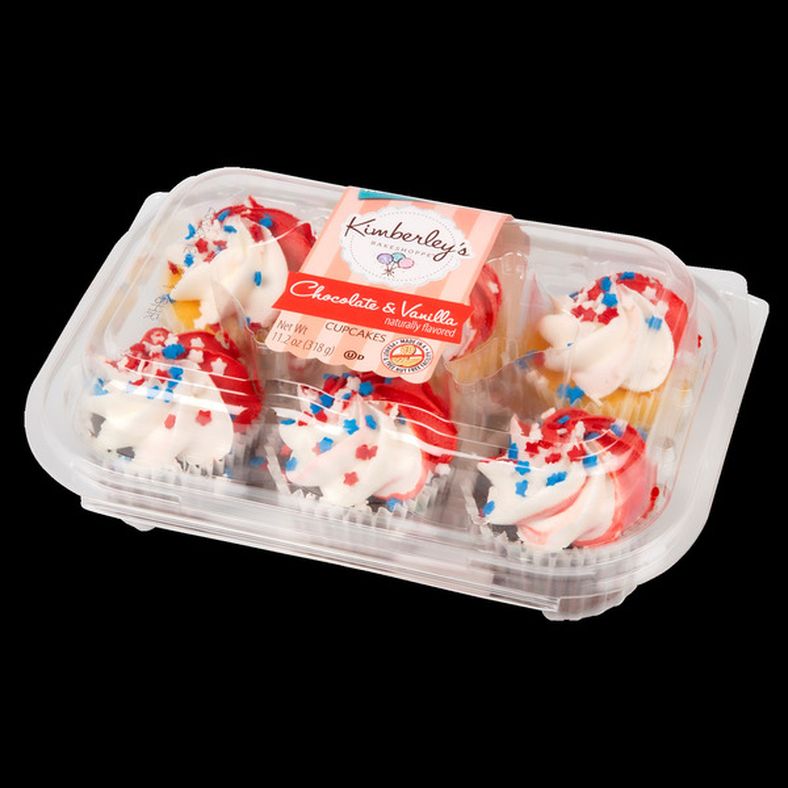 Kimberley's Bakeshoppe Assorted Patriotic Classic Cupcakes