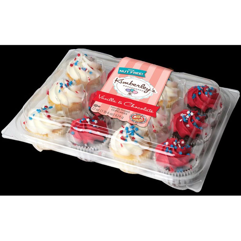 Kimberley's Bakeshoppe Vanilla & Chocolate Flavored Cupcakes