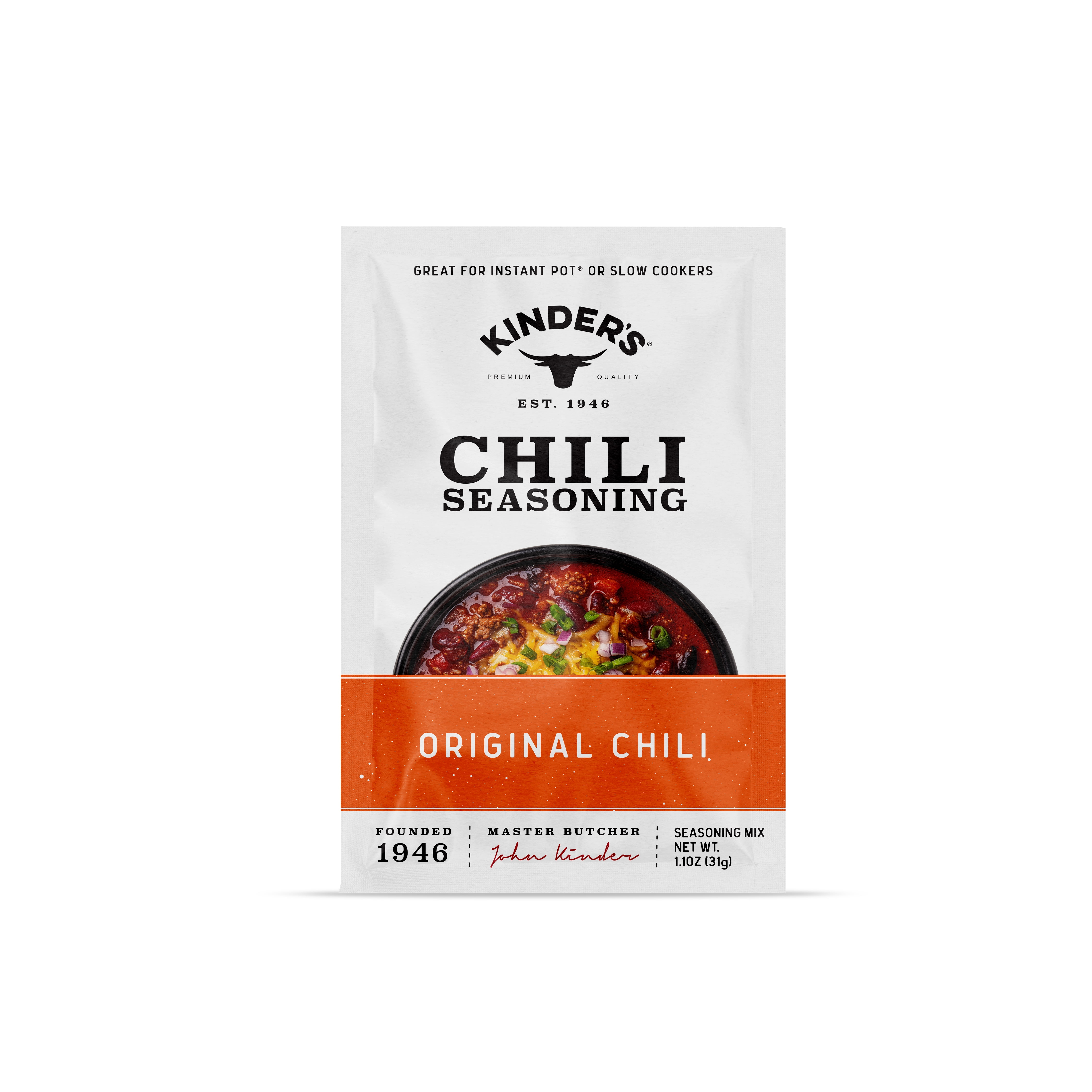Kinders Original Chili Seasoning, 1.1 oz Packet