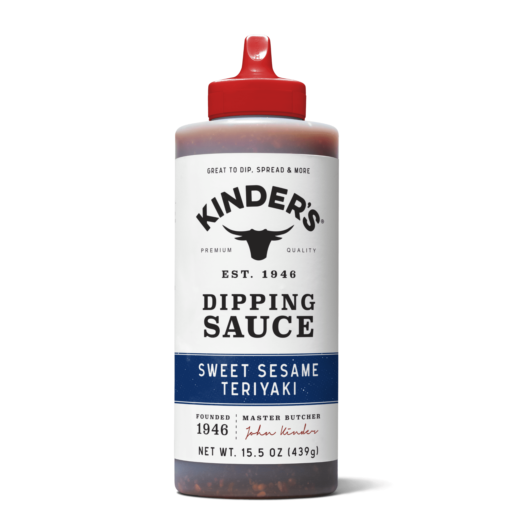 Kinder's Sweet Sesame Teriyaki Dipping Sauce, 15.5 oz Squeeze Bottle