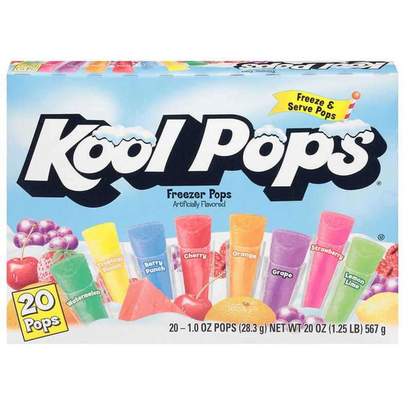 Kool Pops Assorted Freezer Pops