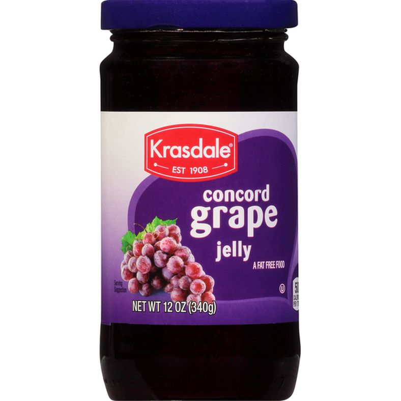 Krasdale Jelly, Grape, Concord