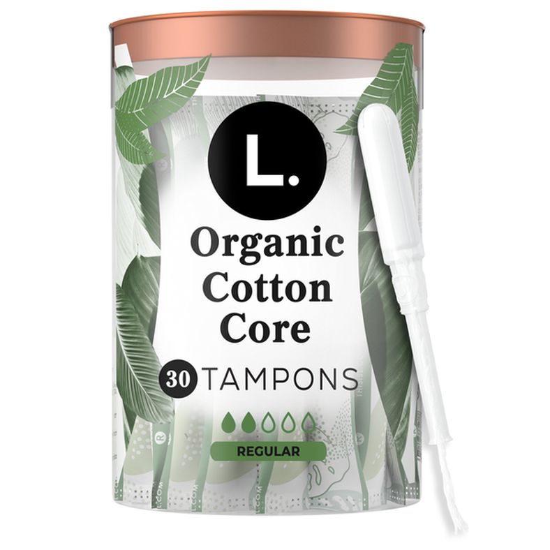 L. Tampons Regular, Contains an Organic Cotton Core