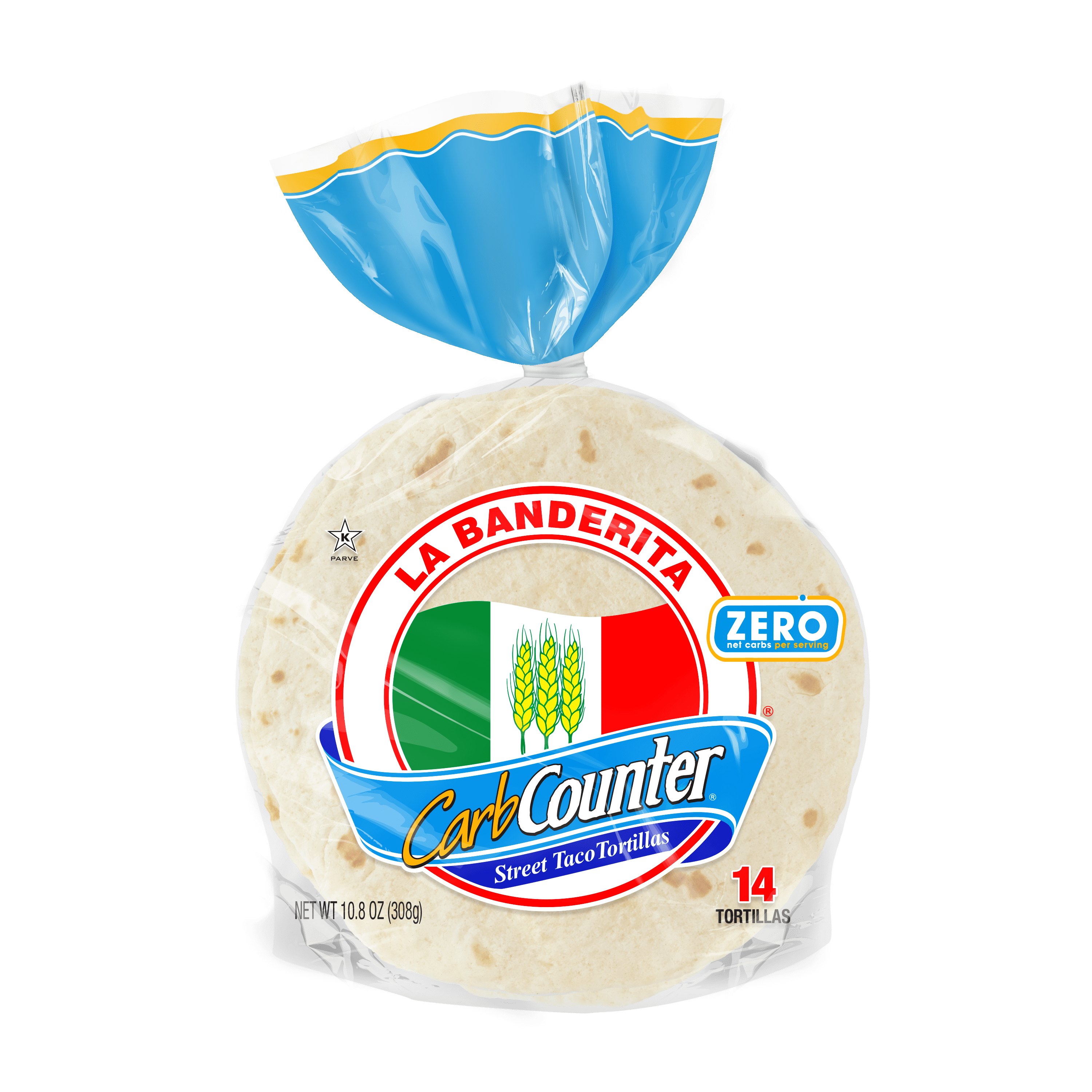 La Banderita Carb Counter, Small Street Taco Flour Tortillas, 14 Count, 10.8 oz