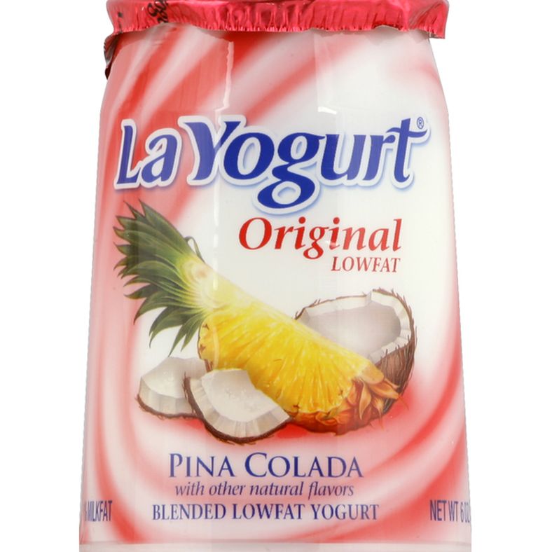 La Yogurt Yogurt, Lowfat, Blended, Original, Pina Colada