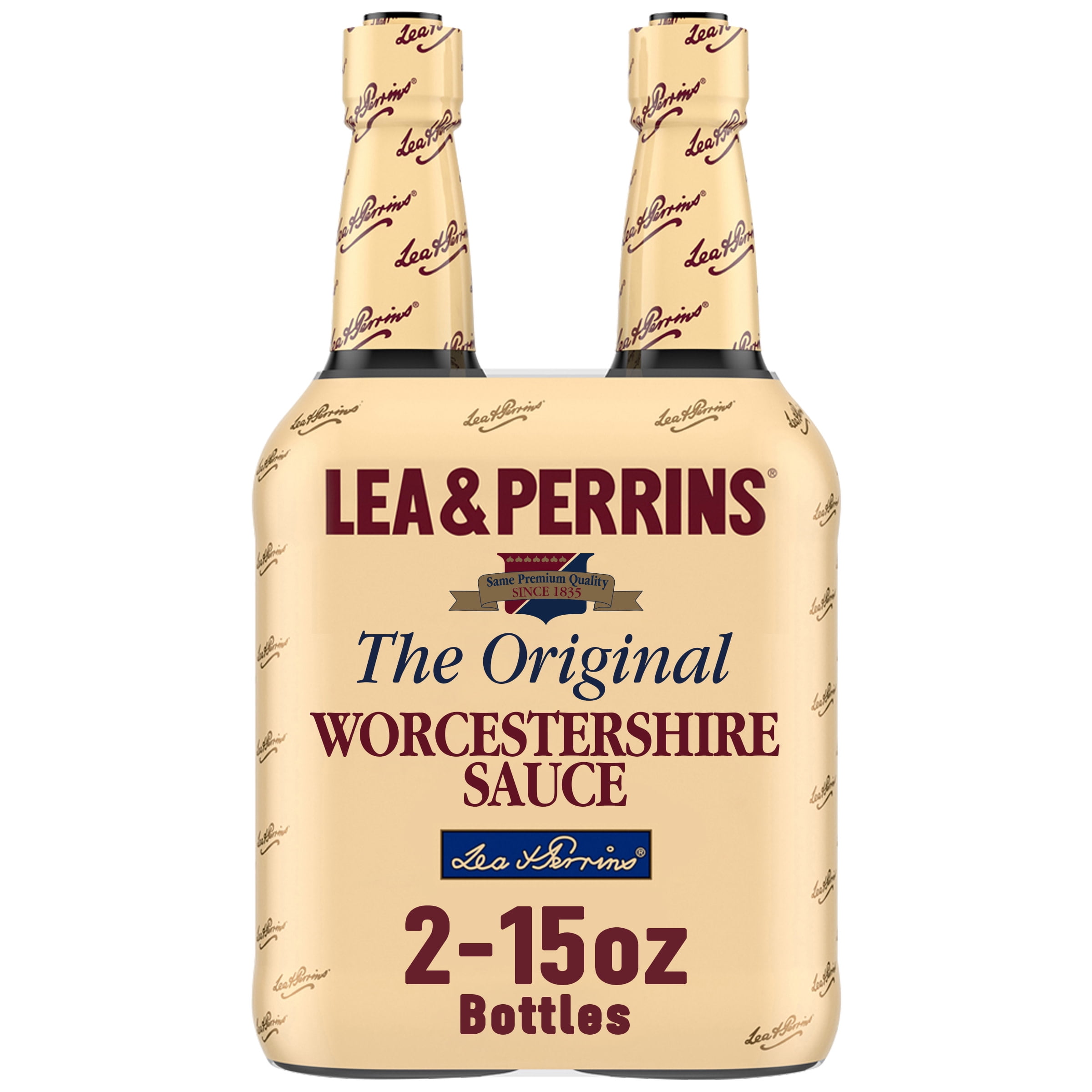Lea & Perrins The Original Worcestershire Sauce, 2 ct. Pack, 15 fl. oz. Bottles