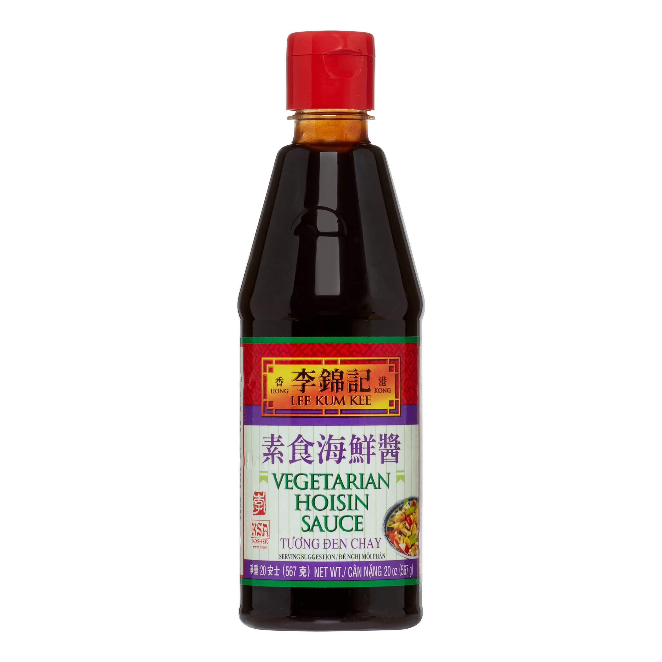 Lee Kum Kee Vegetarian (Kosher) Hoisin Sauce, 20-ounce Bottle