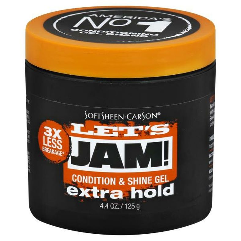 Lets Jam Shining and Conditioning Hair Gel, All Hair Types, Extra Hold