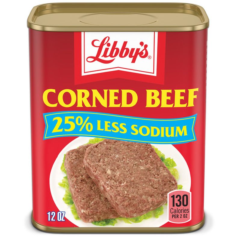 Libby's Corned Beef, Canned Meat, With 25% Less Sodium