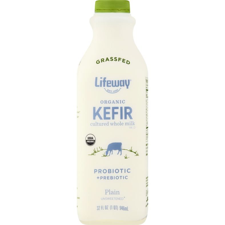 Lifeway Kefir, Organic, Plain, Unsweetened